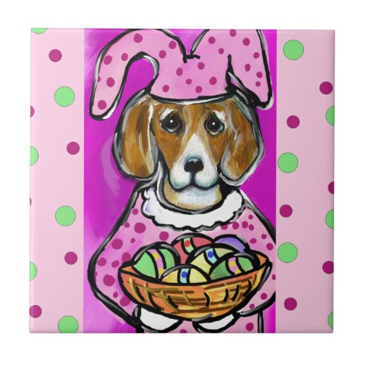PAASBEAGLE TEGELTJE (Voorkant)