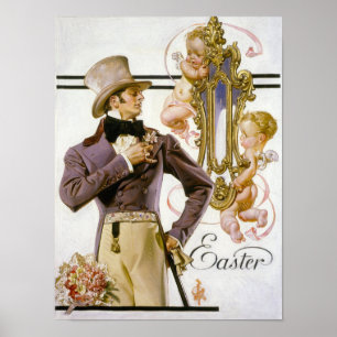 Paasbedekking van Beau Brummel, 1925, door Leyende Poster