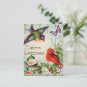 paasbegroeting briefkaart (Staand voorkant)