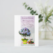 paasbegroeting feestdagenkaart (Staand voorkant)