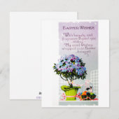 paasbegroeting feestdagenkaart (Voorkant / Achterkant)