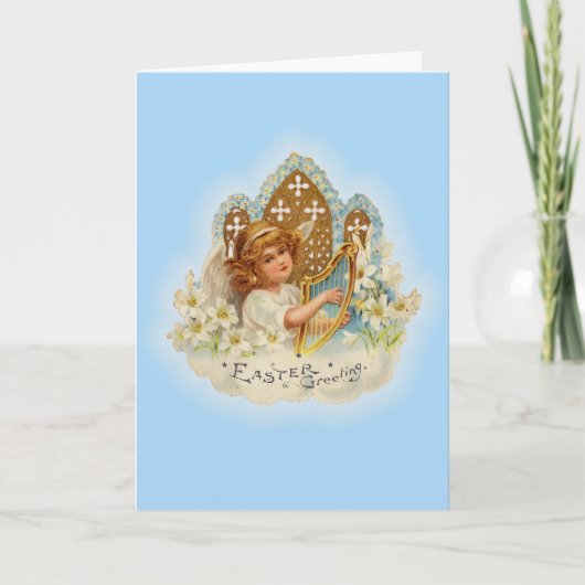  paasbegroetingen Angel Feestdagen Kaart (Voorkant)
