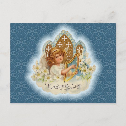  paasbegroetingen Angel Feestdagenkaart (Voorkant)