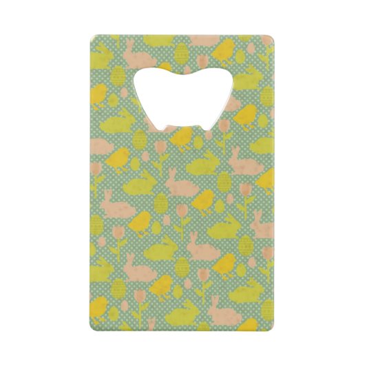 Paasbehangpapier Creditkaart Flessenopener (Voorkant)