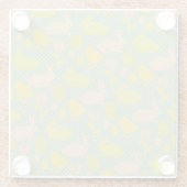 Paasbehangpapier Glazen Onderzetter (Achterkant)