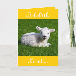 Paasbewaarder de Lamb II-feestkaart Feestdagen Kaart