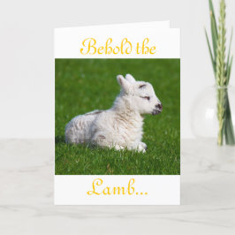 Paasbewaarder de Lamb II-feestkaart Feestdagen Kaart