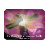 Paasbijbel vers Job 19:25 magneet (Horizontaal)