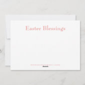 Paasbijles 1 John 2:25 Bijbelversie Feestdagenkaart (Achterkant)