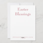 Paasbijles 1 John 2:25 Bijbelversie Feestdagenkaart (Achterkant)