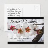 Paasbijles 1 John 2:25 Bijbelversie Feestdagenkaart (Voorkant / Achterkant)