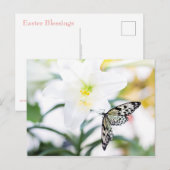 Paasbijles 1 John 2:25 Bijbelversie Feestdagenkaart (Voorkant / Achterkant)