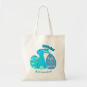 Paasblauwe eieren Hunter Bunny Tote Bag (Voorkant)