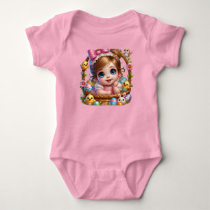 PAASBlijdschap ~ PAAS MEISJE ~ Mand ~ Romper