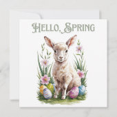 Paasbloem brok, Waterverven en bloemen Kaart (Achterkant)