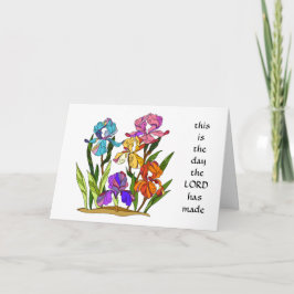 Paasbloem: Kaart van de Schilderbloem met vers uit