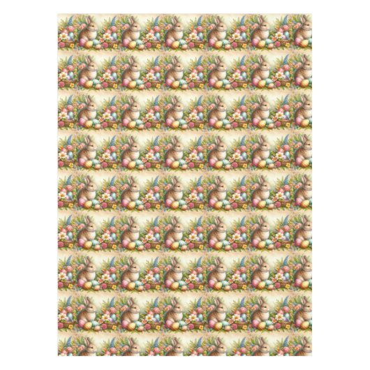 paasbloem / konijnentafelkleed tafelkleed (Voorkant)