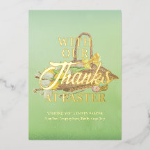 Paasbloem mand Groene Bedankt Paashandel