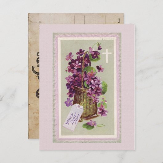  Paasbloemen Briefkaart (Voorkant / Achterkant)