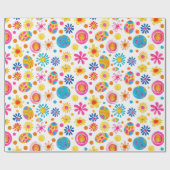 Paasbloemen Cadeaupapier (Vlak)