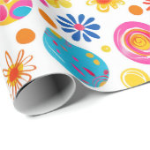 Paasbloemen Cadeaupapier (Rol Hoek)