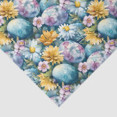 Paasbloemen en gekleurde eieren tissuepapier (Detail)