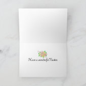 Paasbloemen Feestdagen Kaart (Binnen)