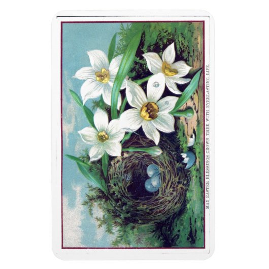  paasbloemen magneet (Verticaal)