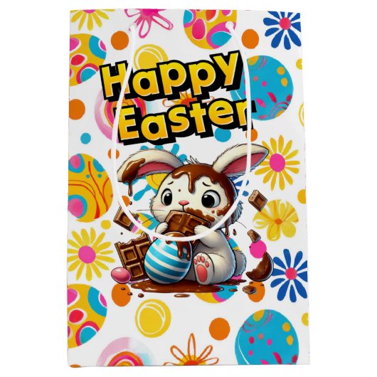 Paasbloemen Medium Cadeauzakje (Voorkant)