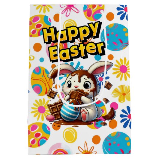 Paasbloemen Medium Cadeauzakje (Achterkant)