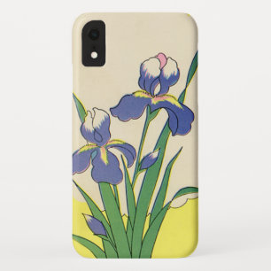 paasbloemen, Paarse tuinbouwbloemen iPhone XR Hoesje