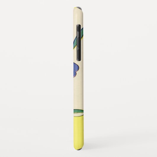 paasbloemen, Paarse tuinbouwbloemen Case-Mate iPhone Case (Achterkant/links)