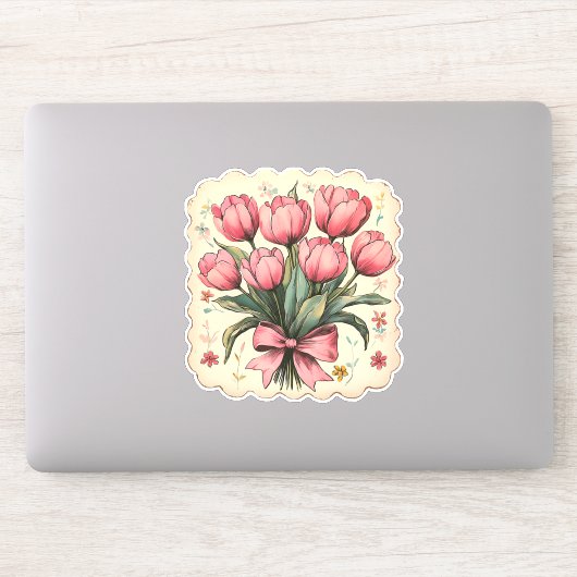 Paasbloemen Sticker (Computer)