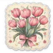 Paasbloemen Sticker (Voorkant)