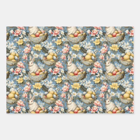 Paasbloemenkonijn in het  inpakpapier vel (Voorkant 3)