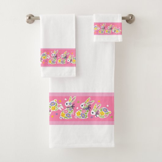 Paasbloemkonijnen Bad Handdoek (Insitu)