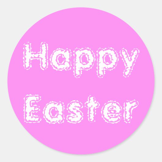 Paasboer, Sticker met pesterkop, Janz (Voorkant)