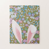 Paasbondsaar met kleurrijke Floral achtergrond Legpuzzel (Verticaal)