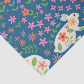 Paasbondskonijnen met whisky-bloemen tissuepapier (Detail)