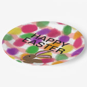 Paasbondskonijnenkooleieren Papieren Bordje (Gekanteld)