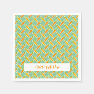 Paasbondswortelen aangepaste tekstlentestuin servet