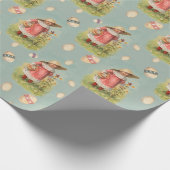 paasbonnetwerkpapier cadeaupapier (Hoek)