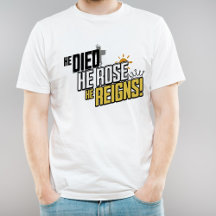 Paasboodschap - Hij stierf, Hij Roos, Hij regeert