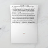 Paasboodschap met Kaart van het Evangelie (Binnen)