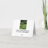 Paasboodschap met Kaart van het Evangelie (Achterkant)