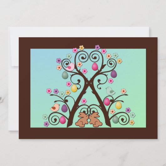 Paasboom en de Uitnodiging van de Bloemen (Achterkant)