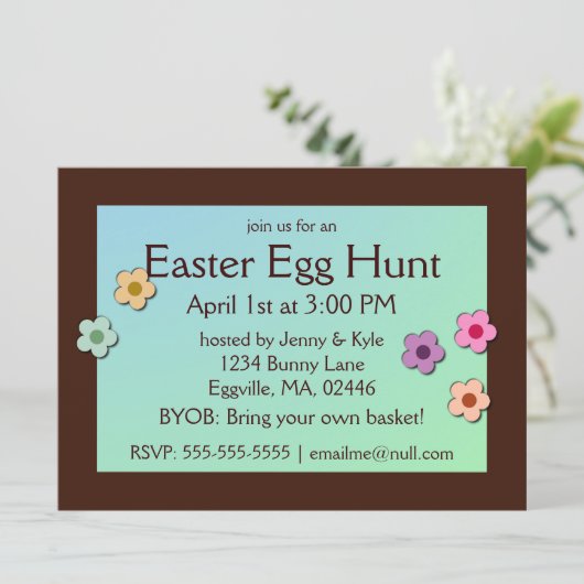 Paasboom en de Uitnodiging van de Bloemen (Staand voorkant)