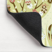 Paasboom en een Koud met letters Muismat (Hoek)