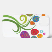Paasboom met gekleurde eieren en bloemen Case-Mate iPhone case (Achterkant (horizontaal))