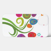 Paasboom met gekleurde eieren en bloemen Case-Mate iPhone case (Achterkant (horizontaal))